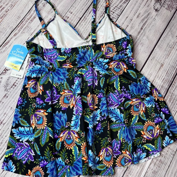 Swim Solutions Tankini Swim Top with Underwire - Picture 4 of 4